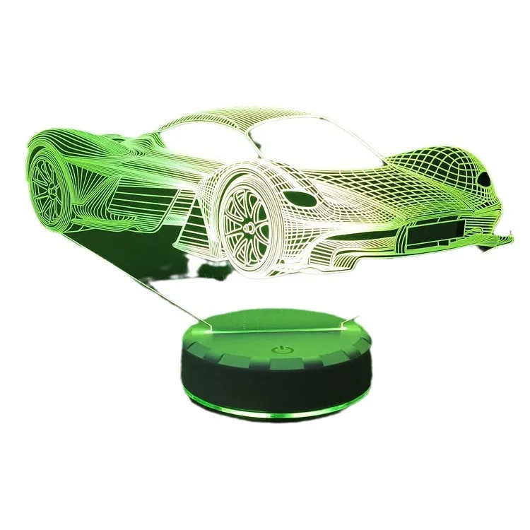 3d ночник для спортивных автомобилей