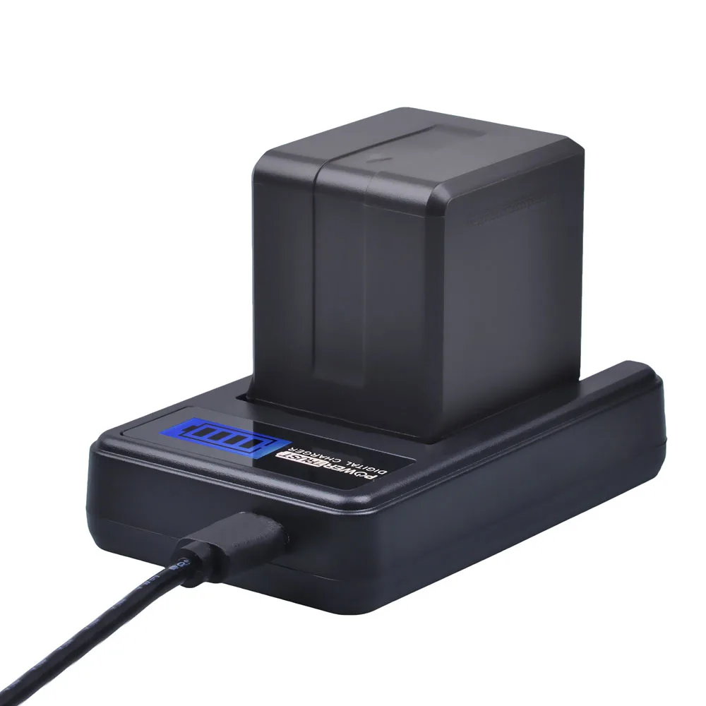 VW-VBG260 Smart Charger Electric Charger with ABS+PC for Panasonic AG-AC7 AG-AF100 HDC-HS250 HS300 HS700 SD600 SD700 SDT750