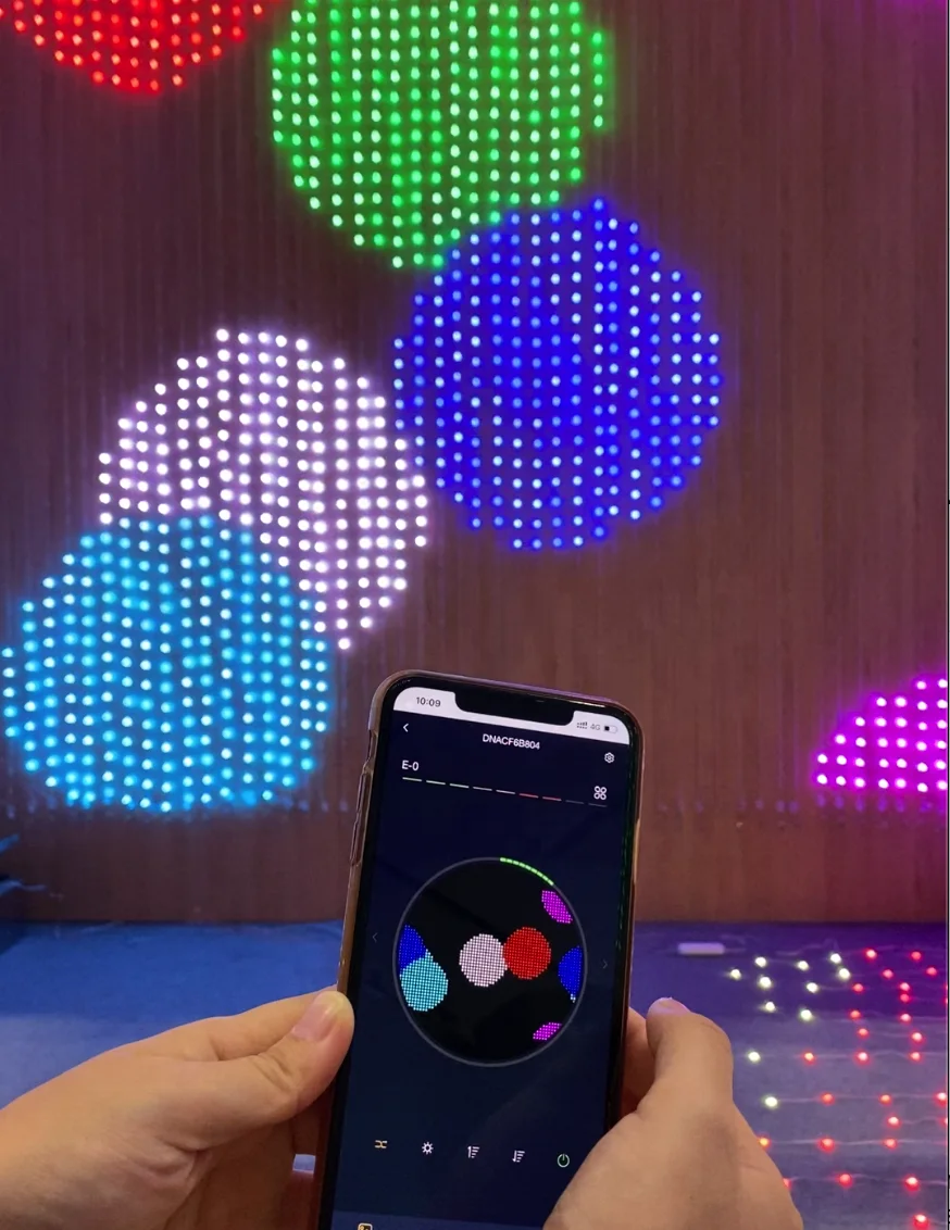 smart string lights KING YI other holiday decoration landscape lighting curtain light app control smart lamps linternas