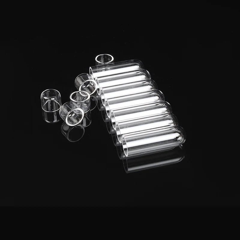 Factory special custom design high purity high temperature resistant optical quartz crystal glass test tube
