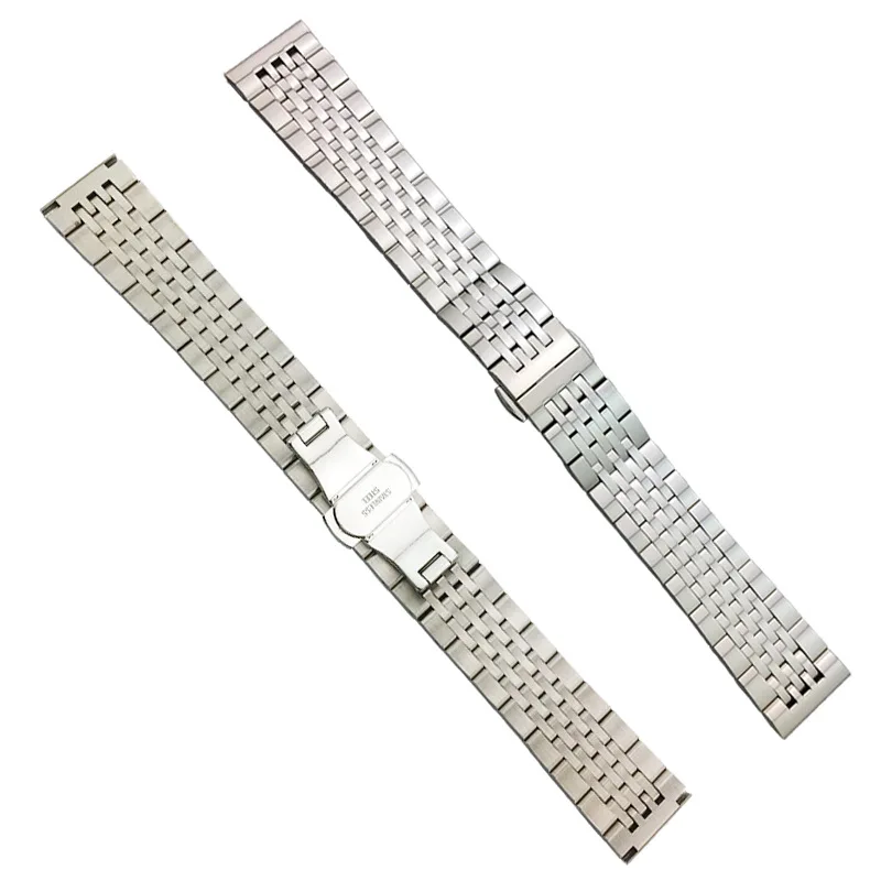 304 316 SUS 12mm 14mm 22mm solid folderd stainless steel bracelet watch bands for reloj hombre