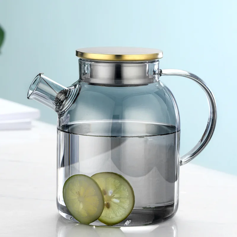 Electroplate 1000ml 1500ml glass kettle ad teapot set luxury china teapot sets arabic teapot