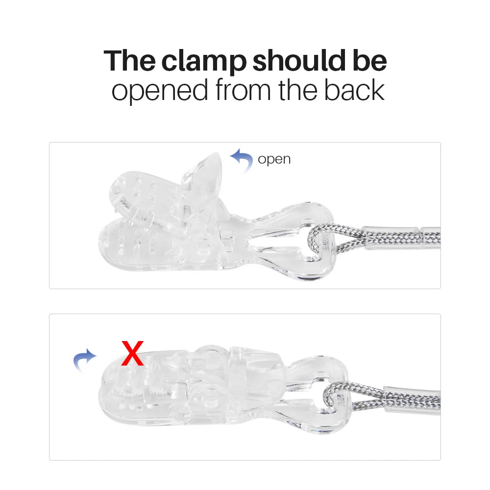 Hearing Aid Anti Dropping Rope BTE Hearing Aids Clip Hanging Rope Hearing Aid Protector