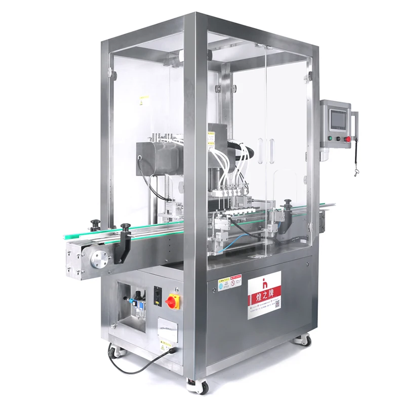 Multihead Filler Production Line Automatic Juice Sauce Wine Drink Liquid Filling Machine