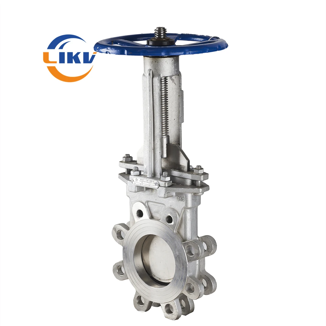 Full Lug Semi-Lug Stainless Steel Manual Slurry Knife Gate Valve With Handwheel