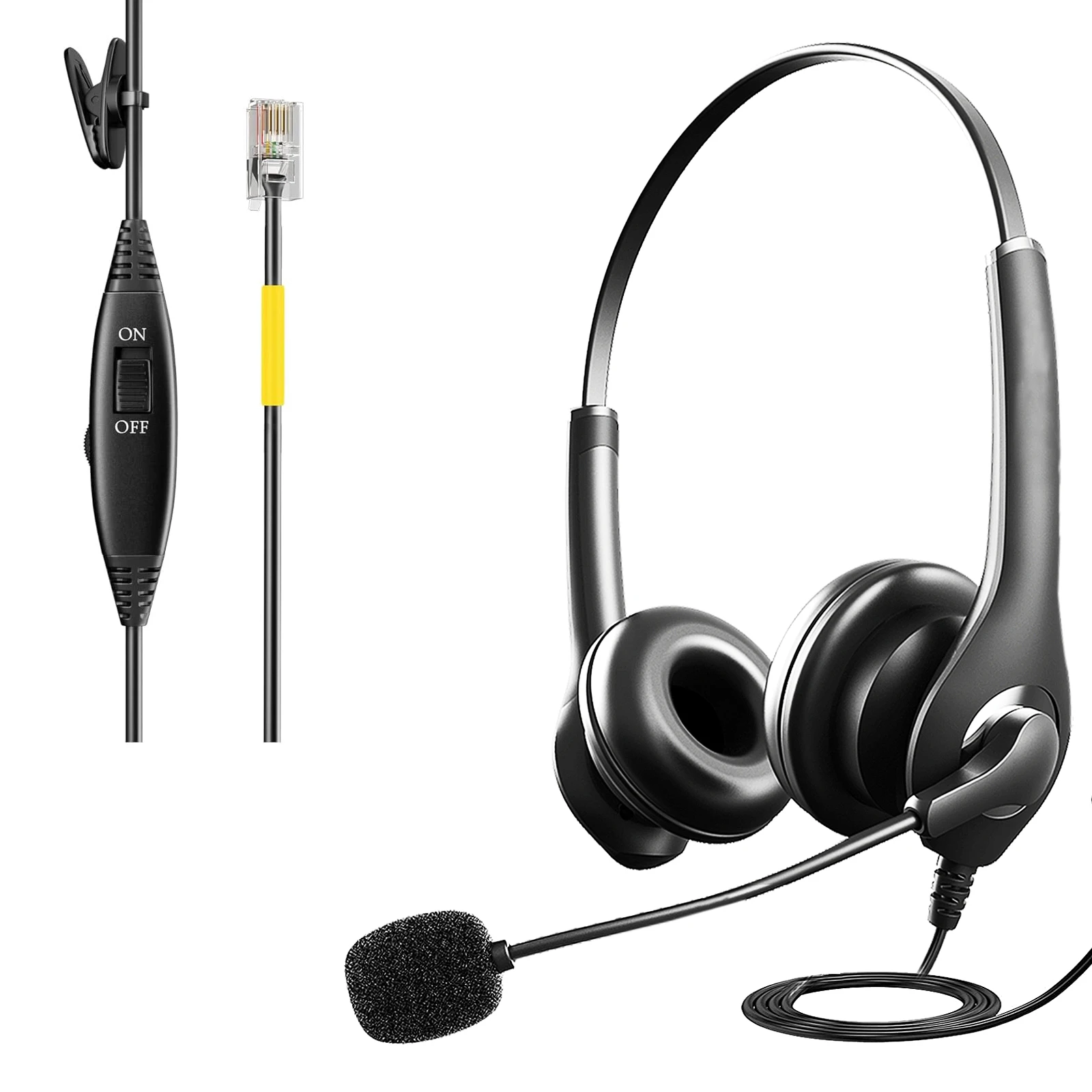 Оптовая продажа заводская цена RJ Call Centre гарнитура доступна на заказ