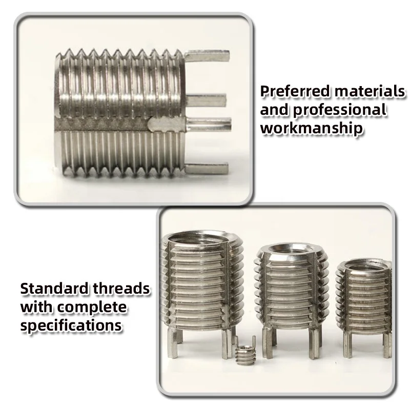 Stainless Steel Inserts Key Locking Thread Inserts Repaired Wire Thread Insert M12 Other Fasteners