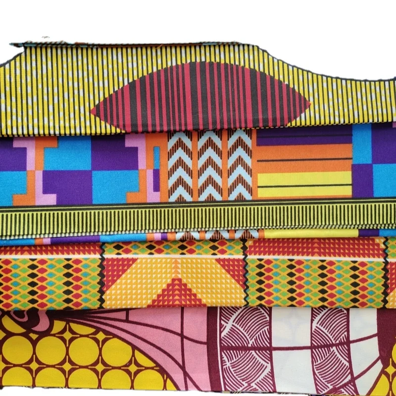 ZHAORUN New Arrival 100% Cotton Grand Super Gold Wax Super Glitter Wax Print Fabric Ankara for dress garment