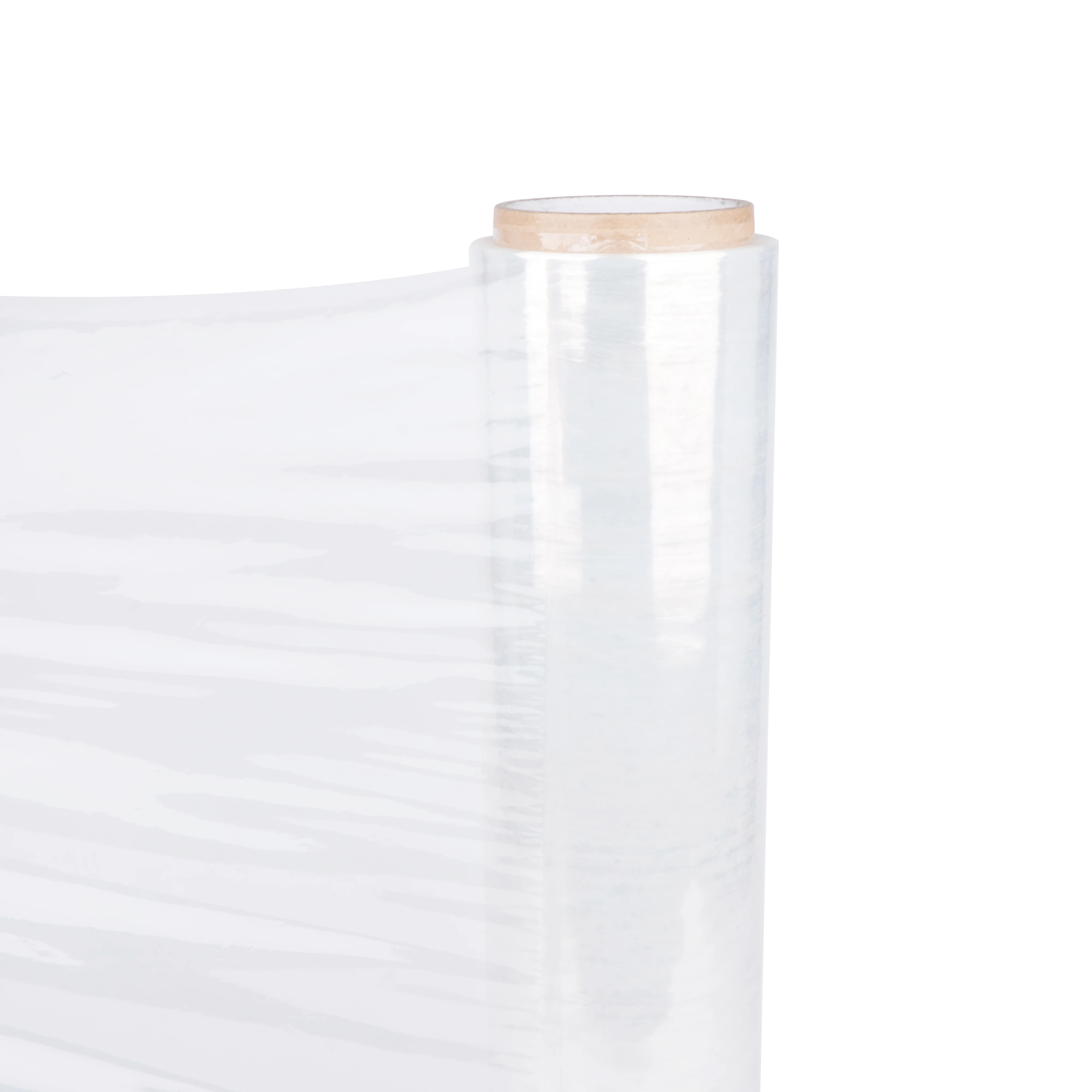 LLDPE 30cm-50cm Translucent Protective Stretch Film Roll Moisture-Proof Cling Wrap for Packaging 300m Length