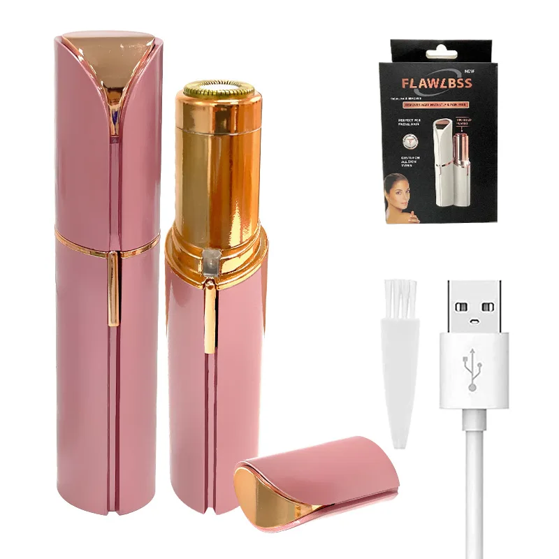 Бритва для удаления волос на лице и губной помады, электрический триммер для бровей, бритва, женское средство для удаления волос, мини-бритва, эпилятор для женщин