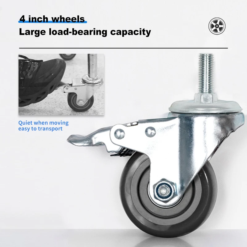 Adjustable Stainless Steel Trolley Antistatic SMT ESD PCB Storage Trolley Cart ESD Anti-Static PCB Magazine Rack