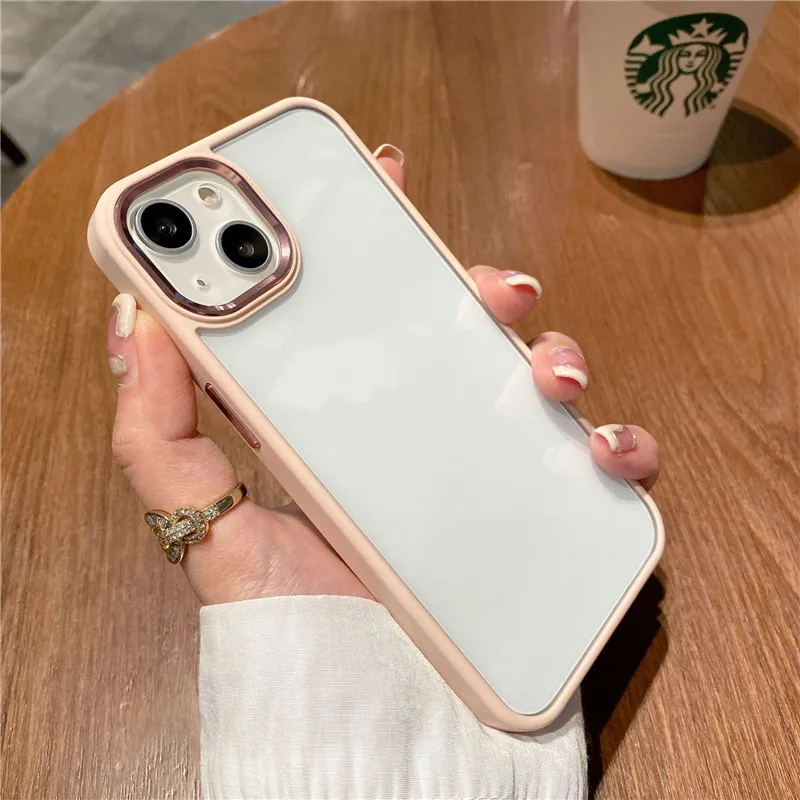 Противоударный прозрачный металлический бампер для объектива камеры чехол телефона iPhone 12 Pro MAX с крышкой «Орлиный