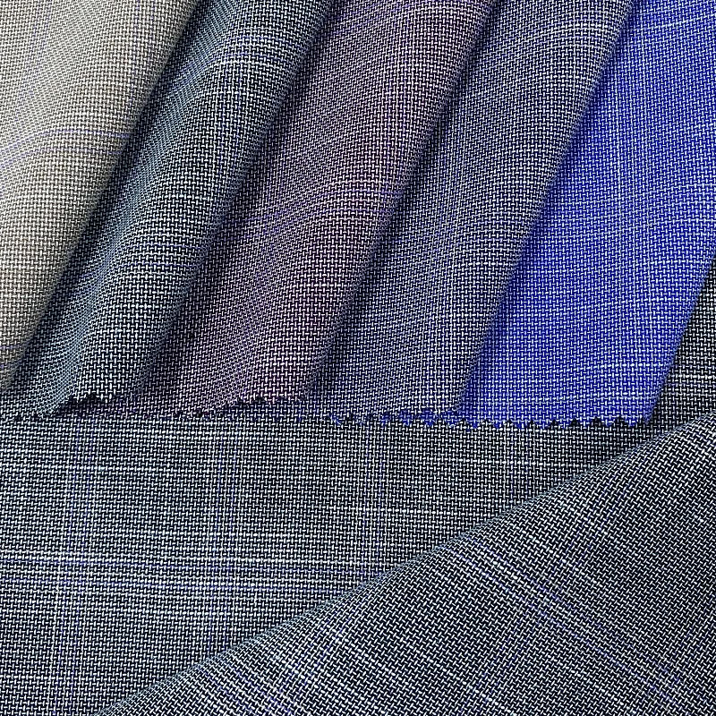 Ready Ship Goods Linen Polyester Blend Fabric BLazer Fabric Linen Look Polyester Fabric