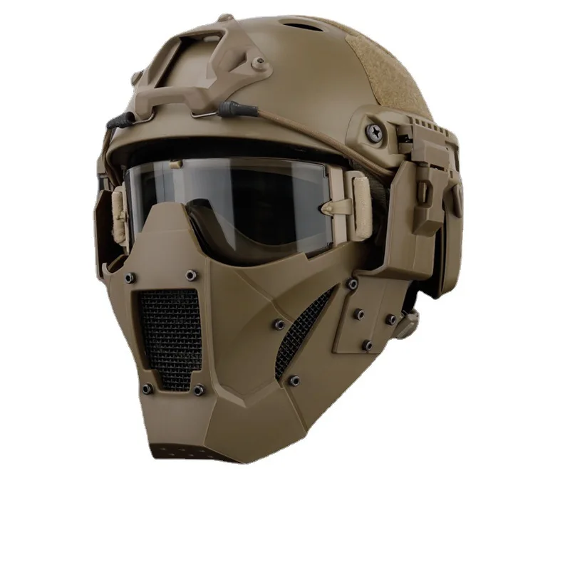 skeleton half full motorcycle tactical gear protective face paintball helmet mask