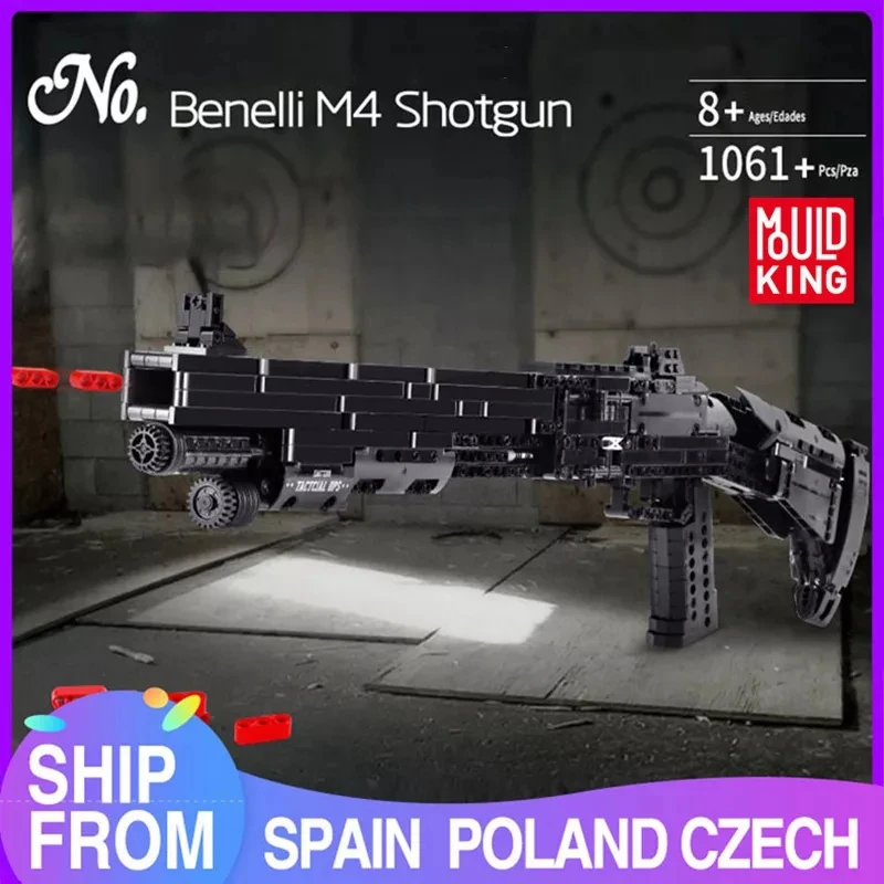 HW SWAT Gun Building Blocks Benelli M4 Super 90 Weapon Model Bricks Assembly Pistol PUBGed Gun Toys Block 1061pcs
