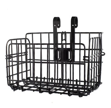 Wholesale Cheap Portable Foldable Side Hanging Bike rack rear basket for bicycle