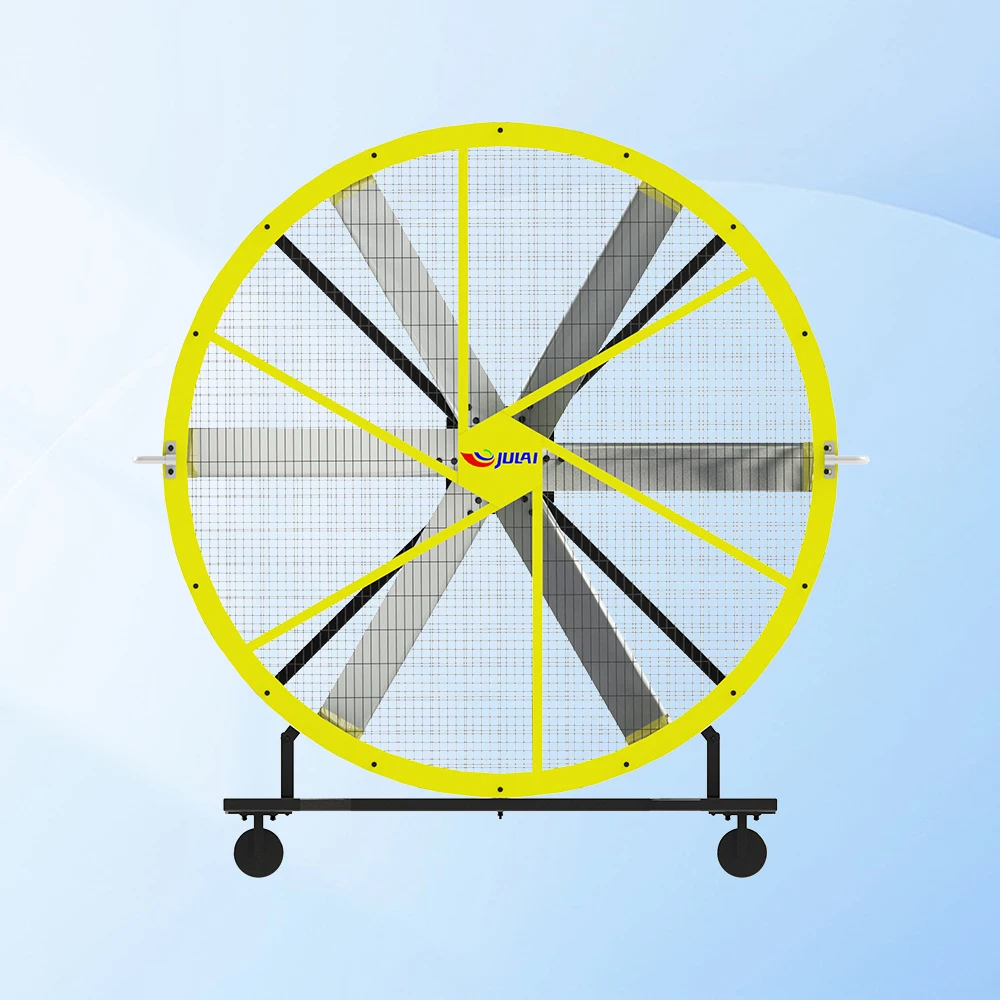 JULAI 2 m big movable fans  6.5 ft Large air volume Movable Fan With Wheels
