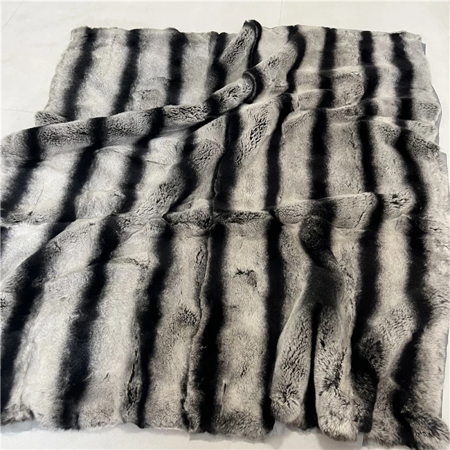 Fashion Luxury Top Quality Thick Chinchilla