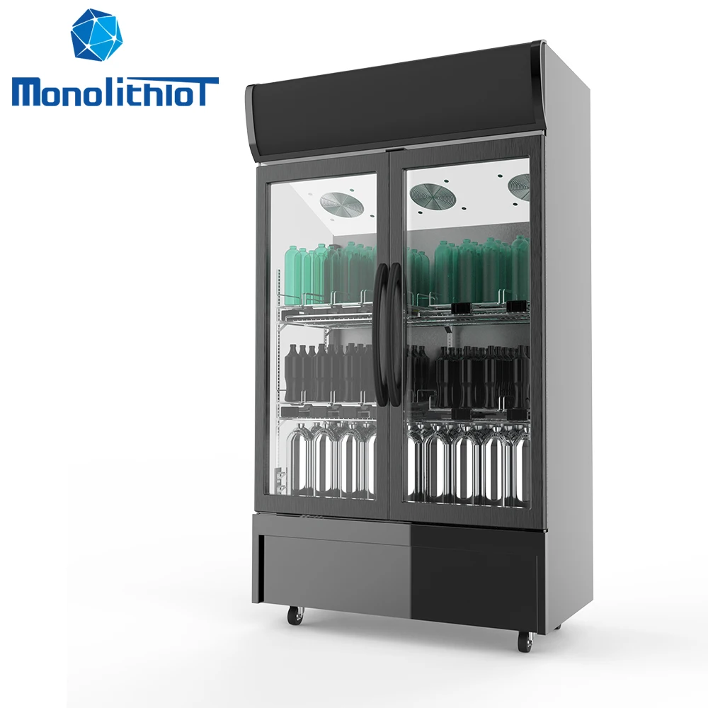 MonolithIoT Supermarket Drinks Sales Commercial Weighing Vending Machine Smart Unmanned Retail Refrigerator