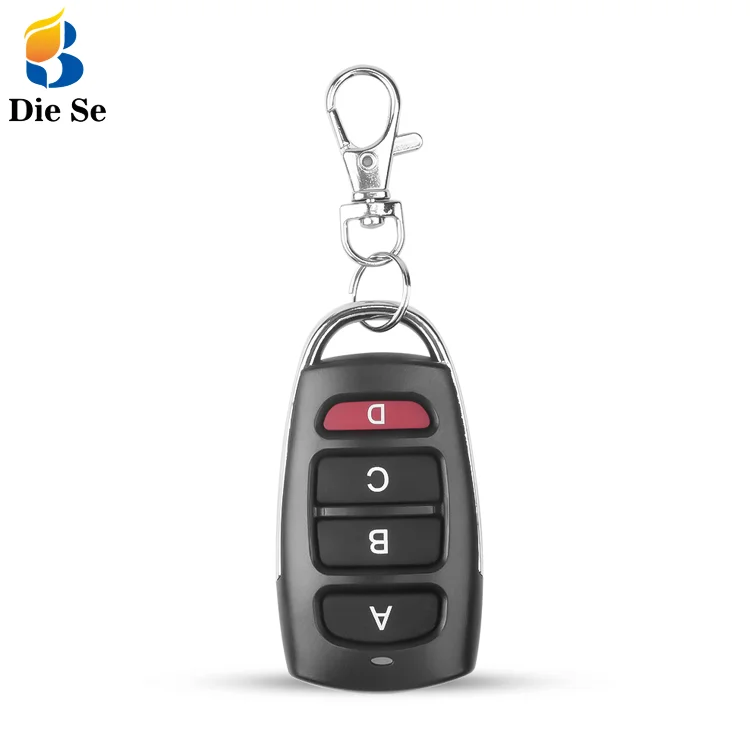 RF Remote Controls 433 mhz  315 mhz 4 channel Garage Door Remote Controls universal wireless remote controller