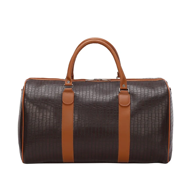 2021Hot Sale Products Large Capacity Travel Bag PU Leather Weekender Shoulder Bag Duffel Waterproof bag