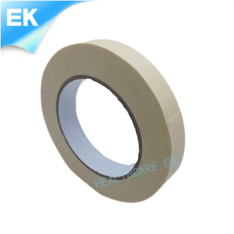19mm*50m Disposable Autoclave Indicator Tape OEM Yellow Medical Materials & Accessories 3 Years Paste Material Individual Pack \