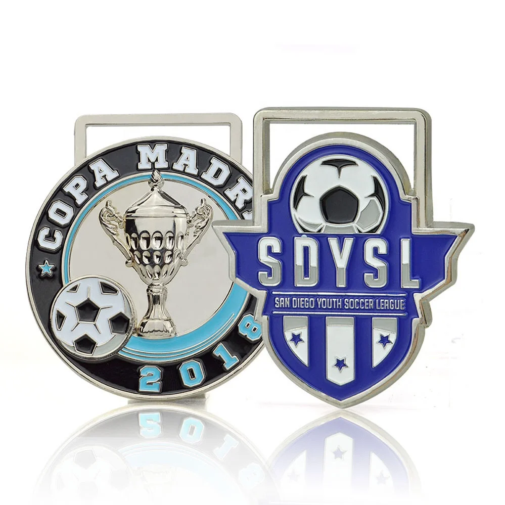 Medal Maker Custom Metal Soccer League Gold Medals And Trophies 1St For Soccer Football Sports
