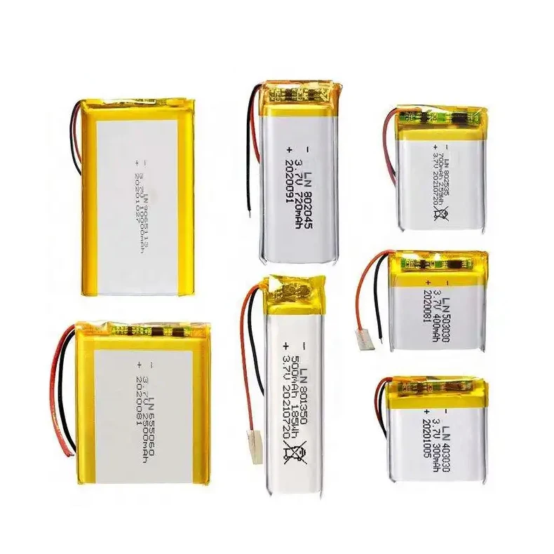 Перезаряжаемая литий-ионная батарея 102530 473450 Lipo 3 6 V 850Mah 880Mah 800Mah 7 Li полимерная