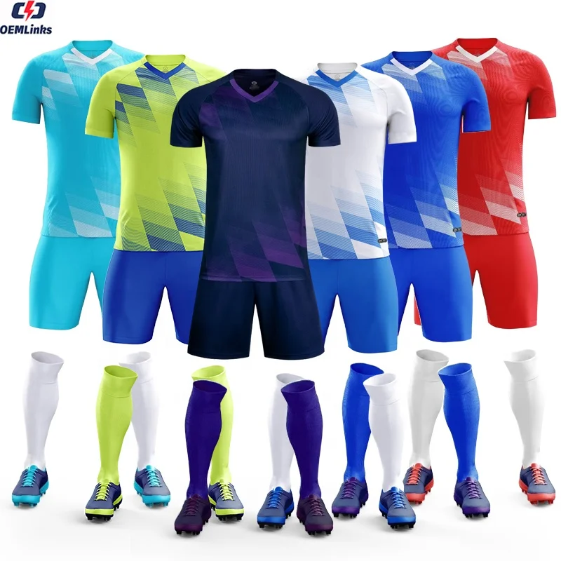 Wholesale breathable football china soccer jersey soccer thai quality plus size jersey soccer bread