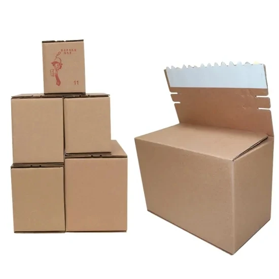 Custom Printing High Quality Zipper Easy Tear Corrugated Cardboard Transport Express Carton Mailer Shipping Packaging Paper Box