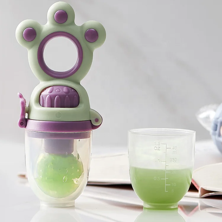 sell silicon material silicone fruit feeder for baby high quality silicone baby foood feeder