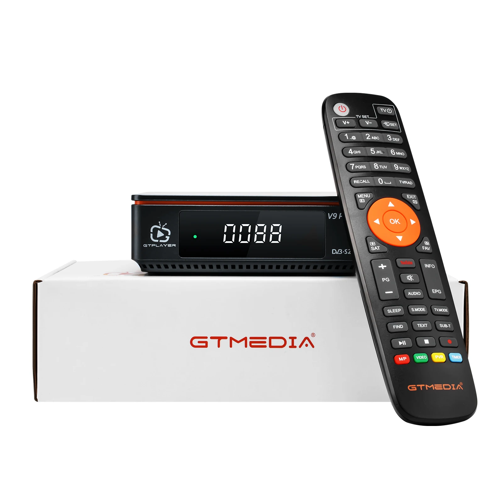 V9 Prime LA Brazil GTMedia Built in WIFI support DVB S2X CA Multistream AVS+ CCCam Newcamd Auto Biss H.265 Satellite Receiver