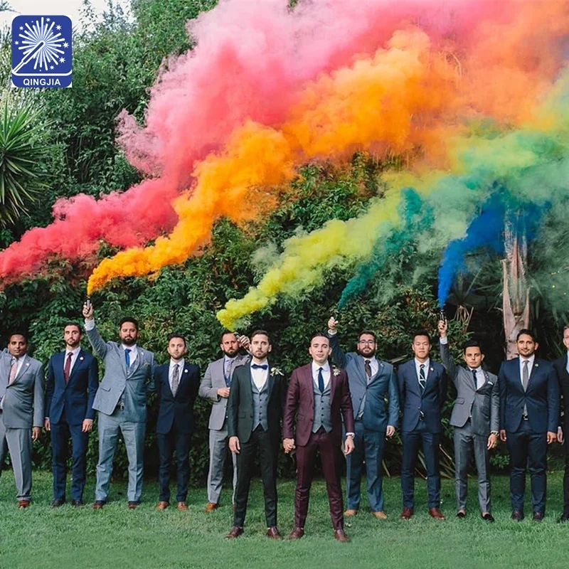 Wedding color smoke grenades fireworks for sale