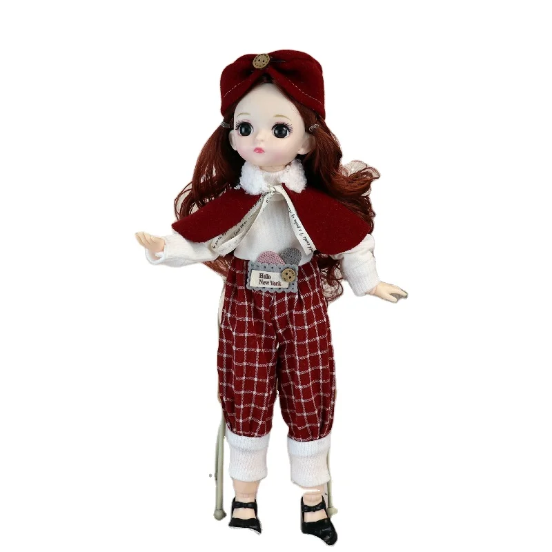 Новая кукла-платье музыкальная маленькая принцесса 3D имитация настоящих глаз 23 шарнирные игрушки подарок на день рождения только ткань аксессуар для «diy»