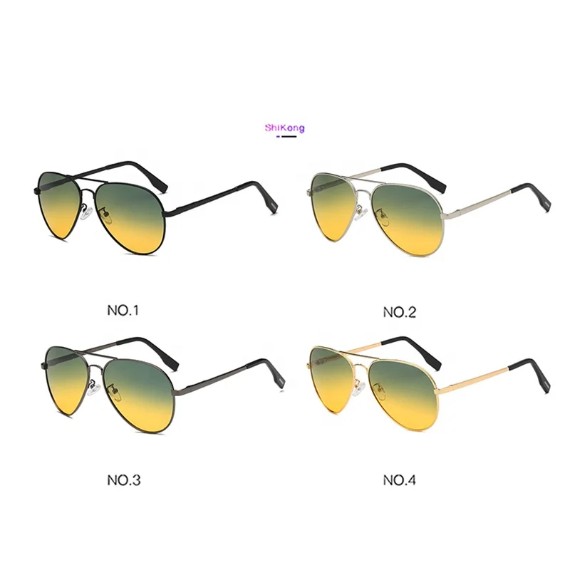 2019 Ready Goods High Quality OEM Stainless Women Wholesale Men Eyewear Polarized Sunglasses Day and Night Vision Goggles 3025LD