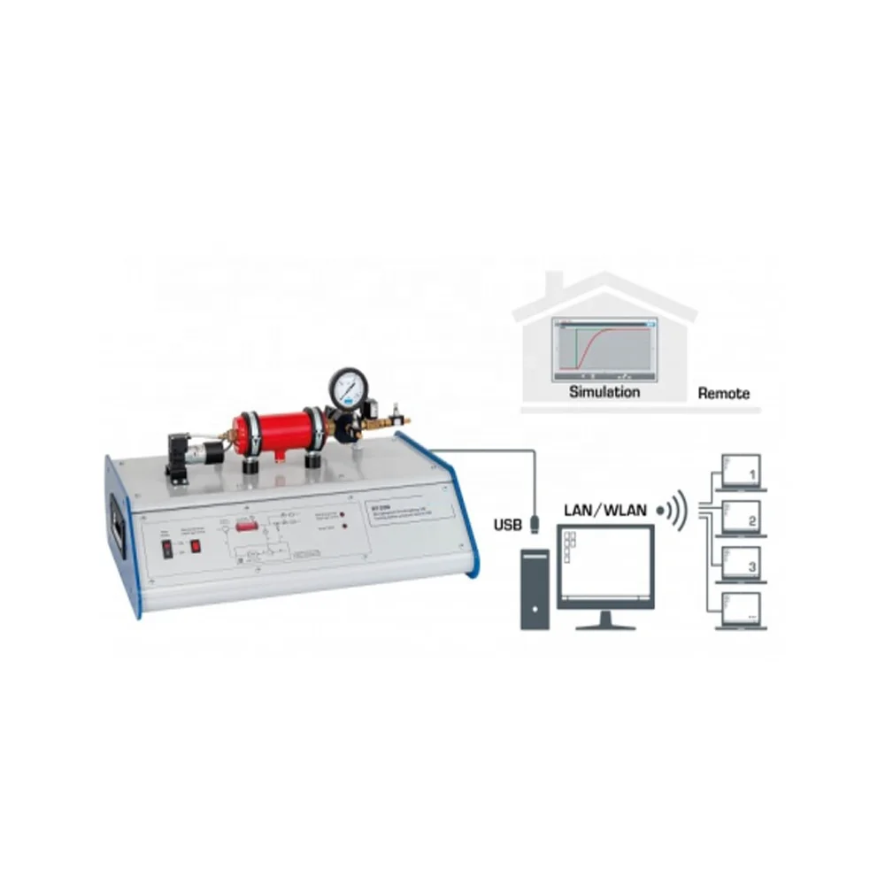 Pressure Transducer And Control Training Bench School Equipment Teaching Process Control Trainer