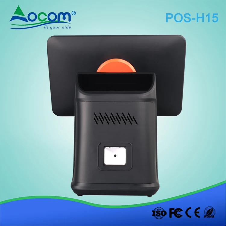 15.6 or 15.1 Inch Pos System Retail Cash Register Windows Pos System with Cash Register