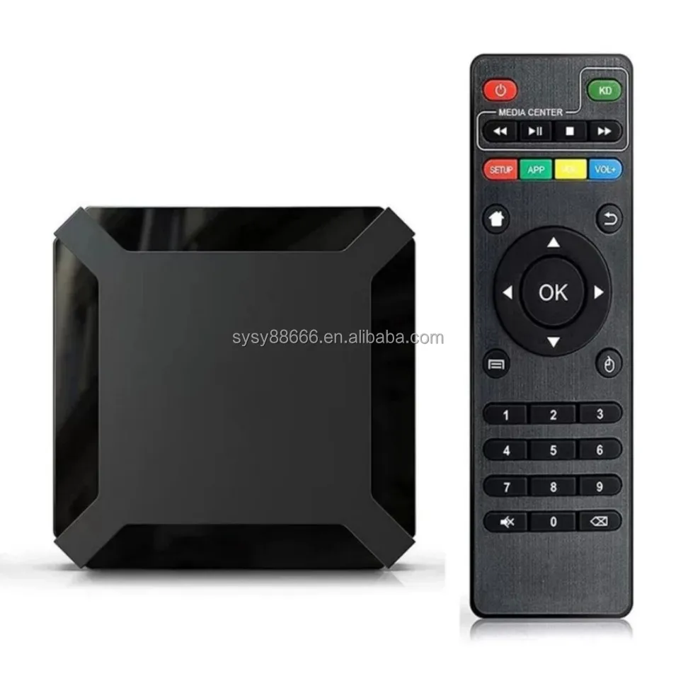 2024 дешевая ТВ-приставка Android 10 ATV Allwinner H313 с голосовым пультом 2G 16G Tv Box