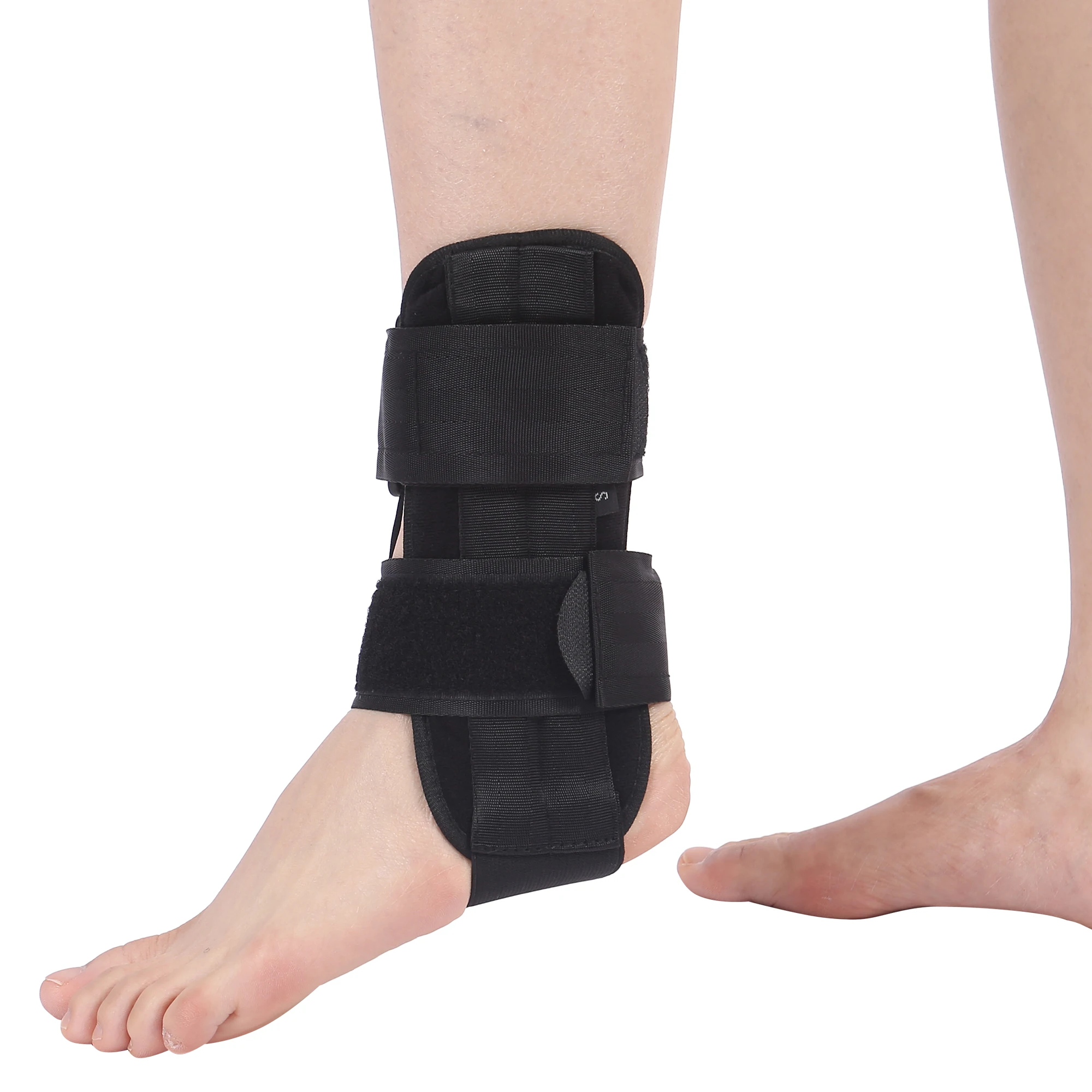 Lace up Compression Ankle Brace Support with Stabilize Straps to Prevent and Recover From Ankle Sprains