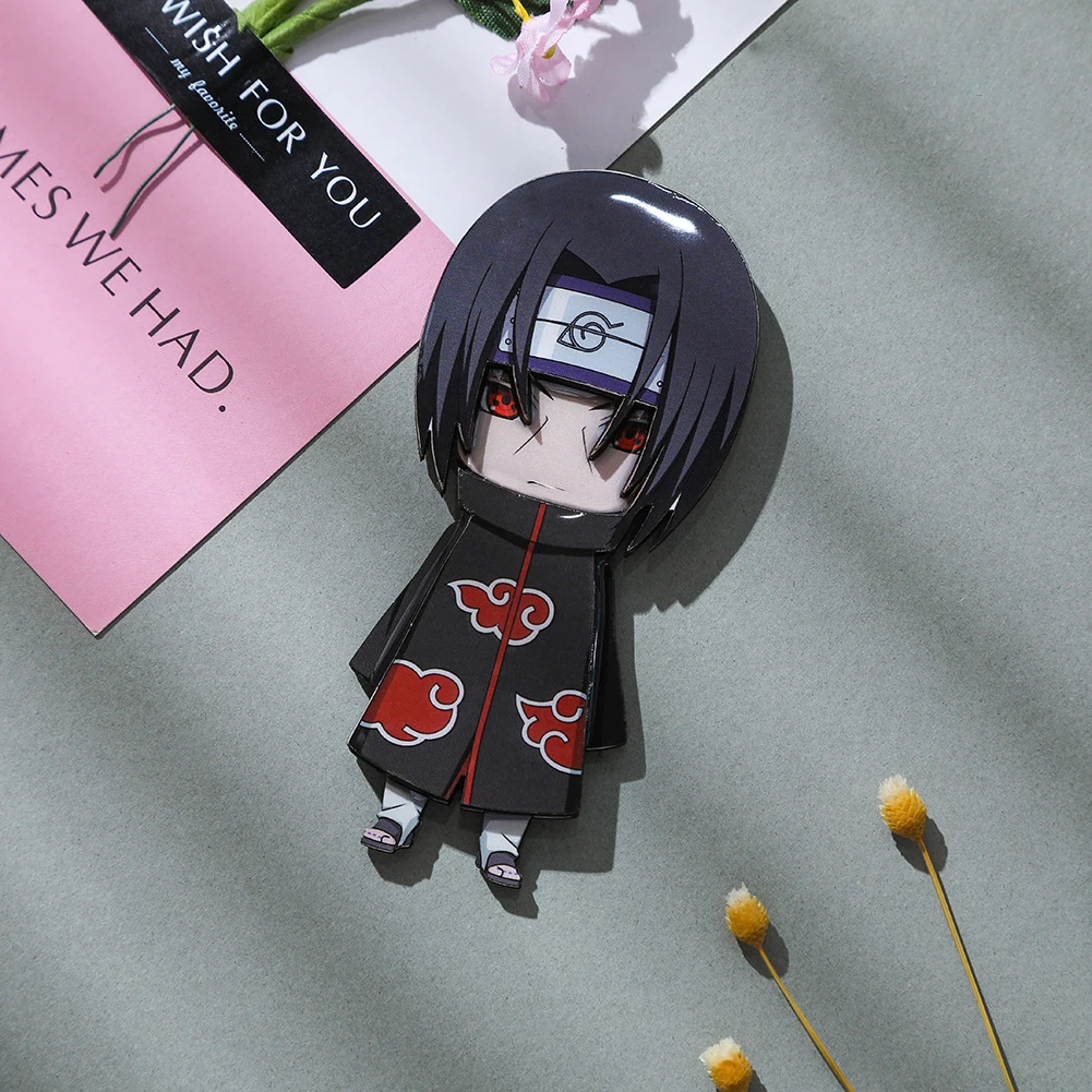 9 design Wooden Refrigerator magnets for Anime Ninja Uzumaki Akatsuki Itachi fans