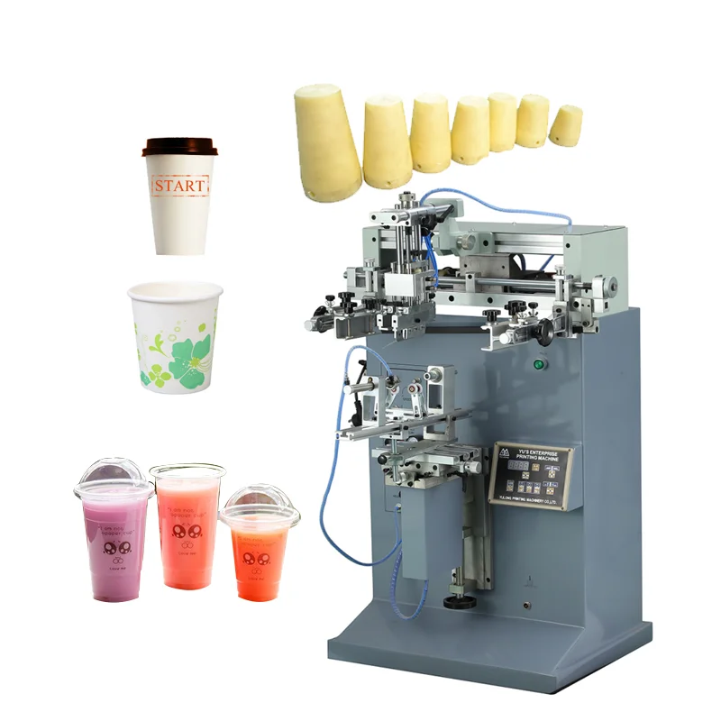 machine for printing on paper cups silk screen printing machine screen printing on plastic bottles