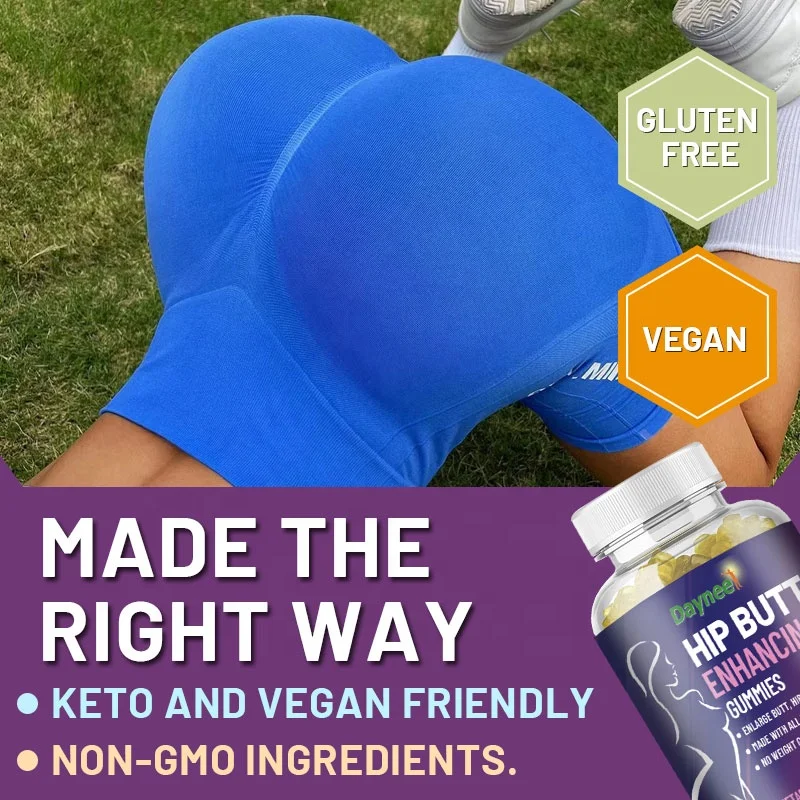 Bbl gummy Candy Buttock Booster Bigger Butt Lift Growth hip Enlargment Enhancement Gummies For Butt Buttocks