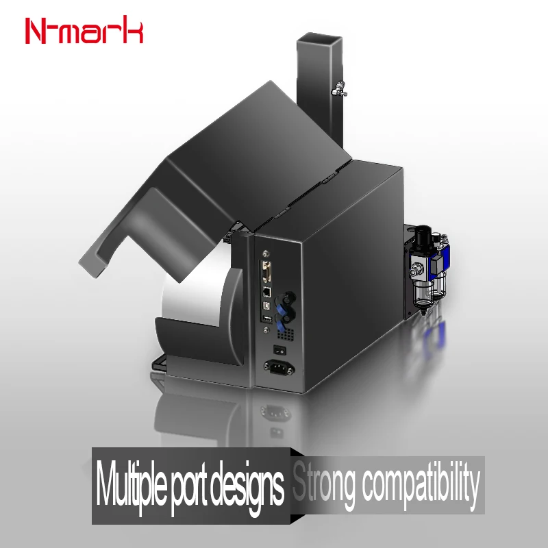 N-mark Durable Same As Zebra Parameter With High Speed Automatic Sticker Printing Labeling Machine
