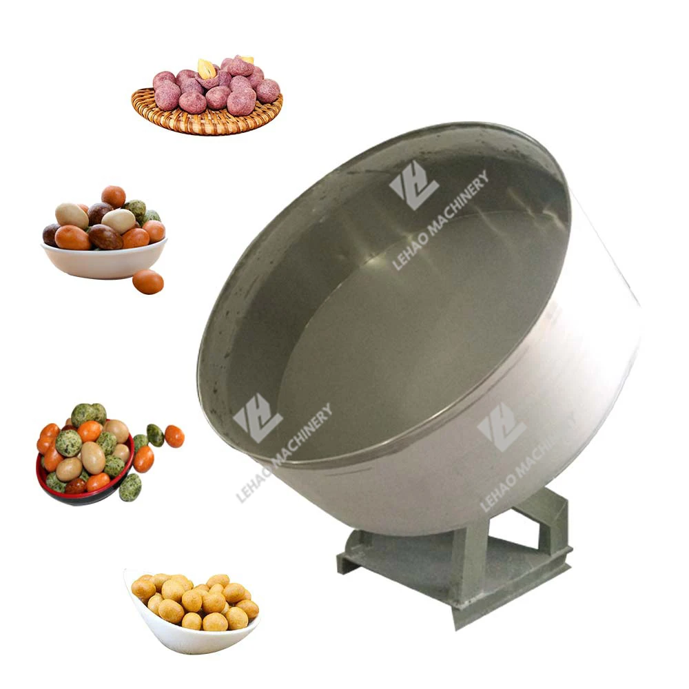 Factory hot sale low price high quality and performance chocolate flour coating peanut panning machine