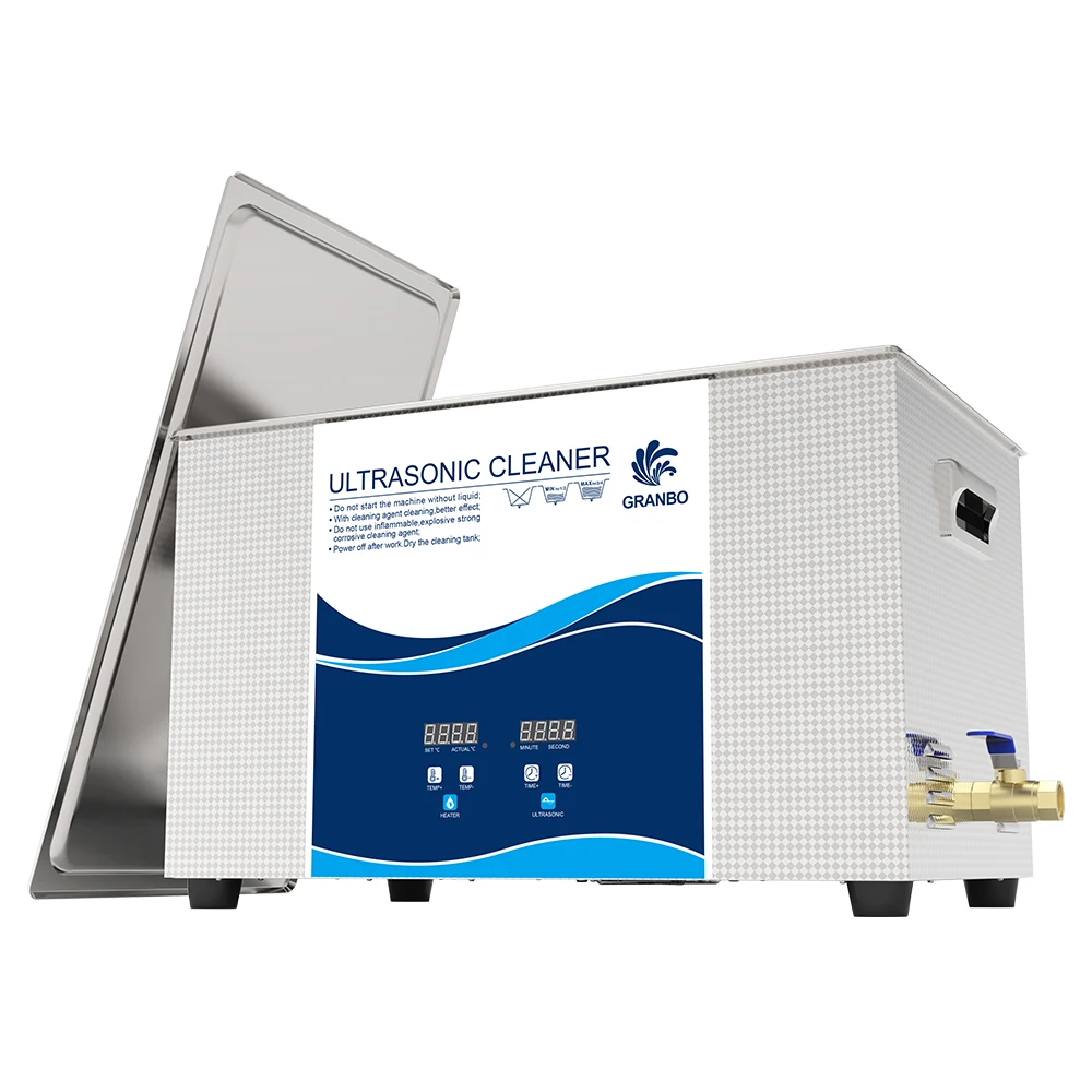 Granbo Ultrasonic Cleaner 900W 40khz 30L Tank for Industrial Parts Motor Parts Oil Stains Ultrasonic Cleaning