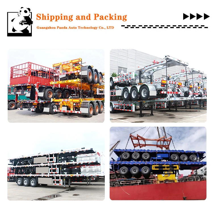 40ft skeletal trailer container 2axle semi cimc skeletal container trailer automotive special Vehicle skeleton truck CAR ST GHY