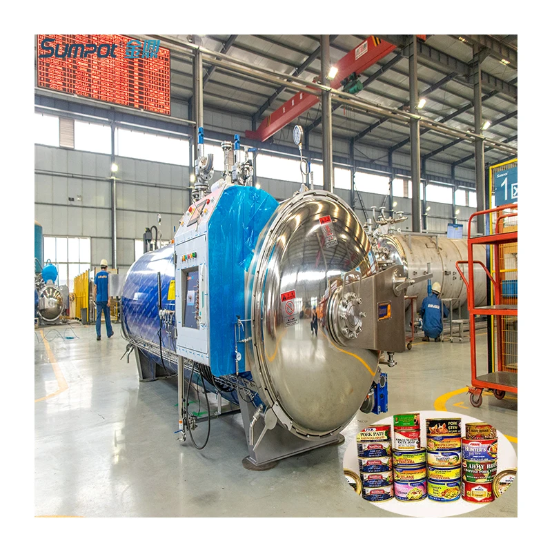 Thailand food sterilizers ready to eat meals canning steam retort