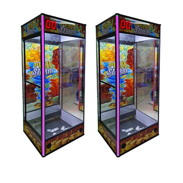 Neofuns  Factory Direct Sales Prize Storm Catch Money Bills Skill Full Game Ticket Redemption Prize Arcade Game Machine
