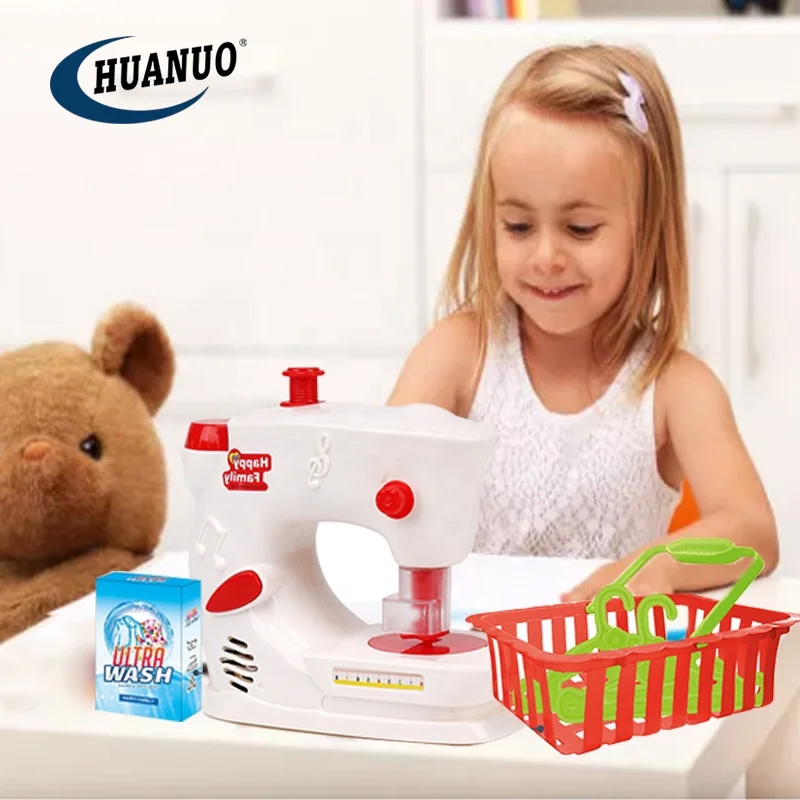 play house set simulation furniture toy children sewing machine toy with light and music