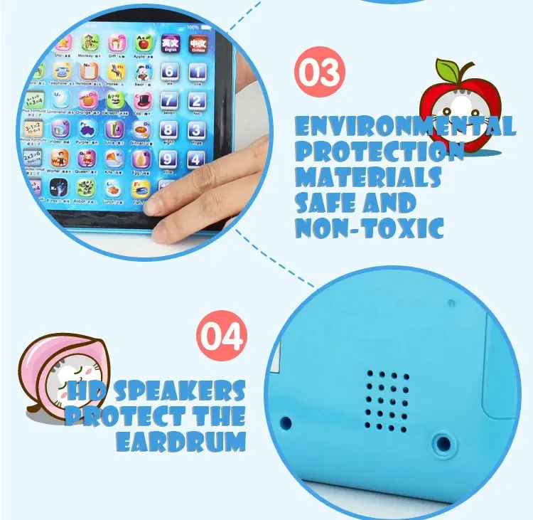 Cheap 8.5 10 12 13 15 16 Inches Intelligent Robot Early Education Laptop Baby Children Tablette Ducative Enfant For Kids